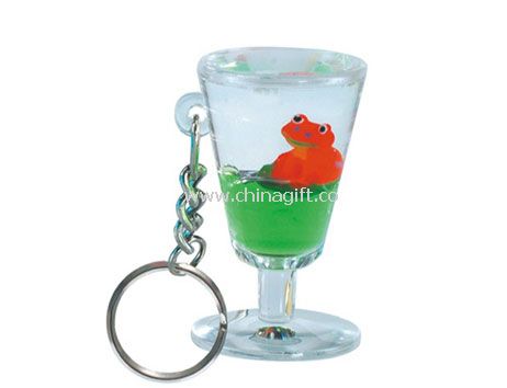 Acrylic Liquid Glass Keychain