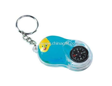 Liquid Compass Keychain