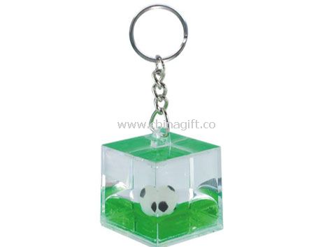 Liquid Cube Keychain