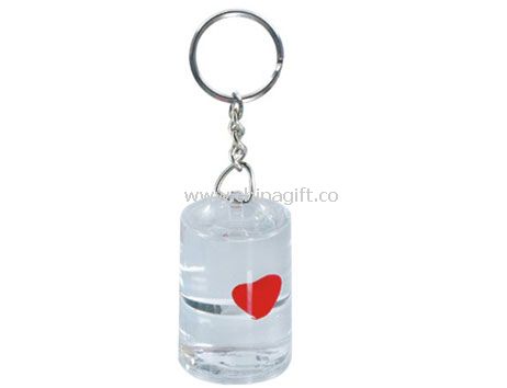 Liquid Cylinder Keychain