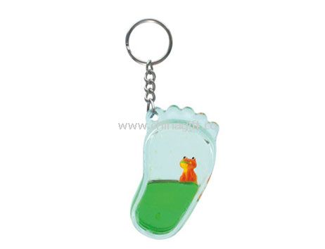 Liquid Foot Keychain