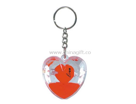 Liquid heart Keychain