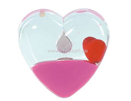 Liquid heart shape Magnet