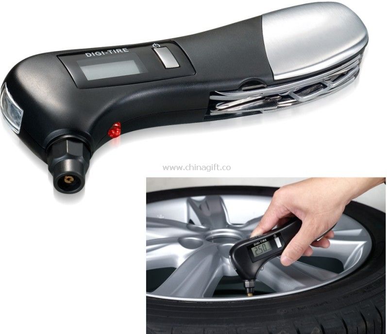 The tire pressure multi-function flashlight