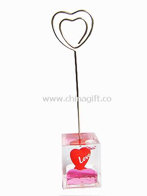 Heart Liquid Memo holder