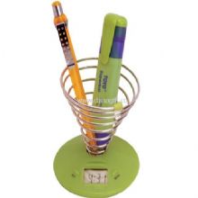 spiral pen container clock China