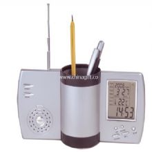Turning pen container with radio and perpetual calendar China