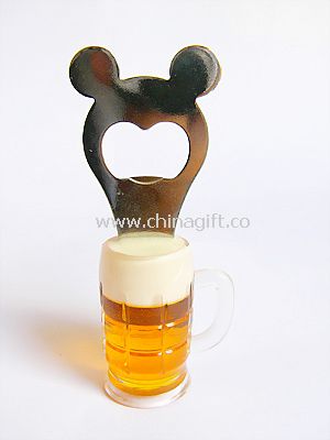 Bottle opener with Liquid