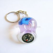 Liquid keychain with Compass China