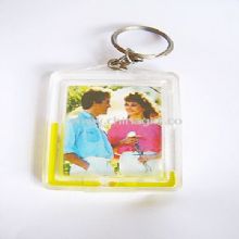 Liquid photo frame keychain China