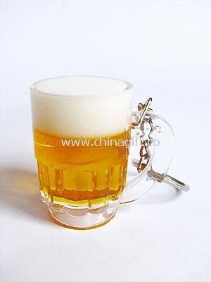 Liquid Beer keychain