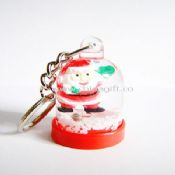 Liquid Christmas Keychain