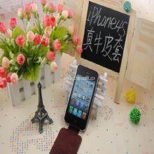 Leather flip skin case cover for iphone4/4S China