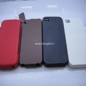4 Colors Nature Leather Flip Case For Iphone4 medium picture