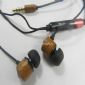 Stereo Bamboo Earphone For Iphone 4 small pictures