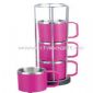 4pcs coffee cup sets with stainless steel standard small pictures