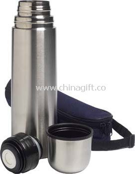 Stainless steel vacuum flask with bag
