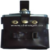 7oz Stainless steel hip flask with leather bag