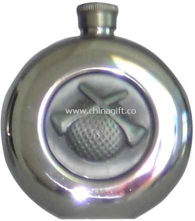 Stainless steel hip flask