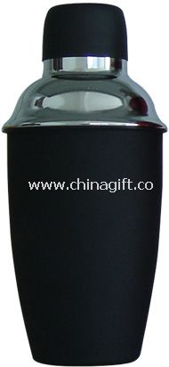 350ml stainless steel shaker with rubber painting outside