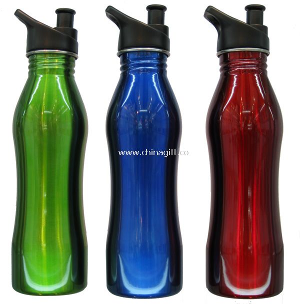 Single wall s/s sports bottle