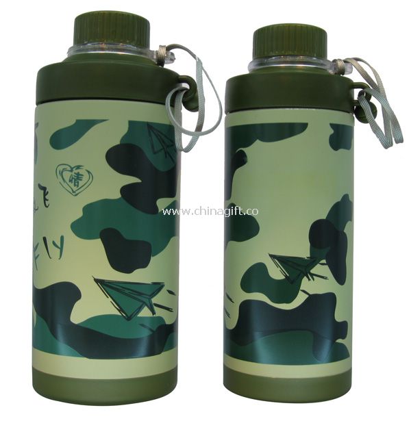 Double wall stainless steel Bottle with Lanyard