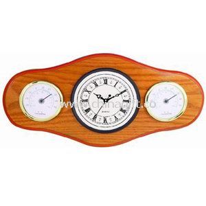 Clock w/ Thermometer Hygrometer
