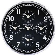 World Time Metal Frame Clock with 5 time zones China