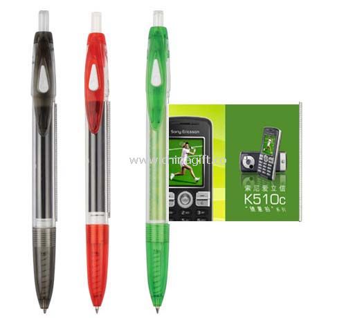 Plastic banner pen