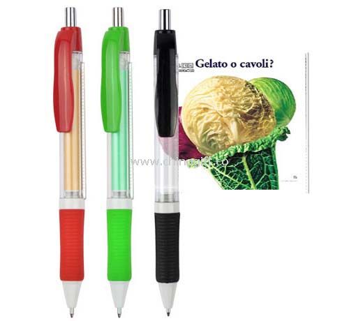 Plastic banner pen