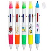 4 color ball pen with highlighter