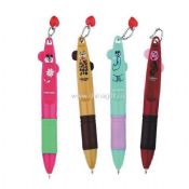 Mini 2 color ball pen with pendant