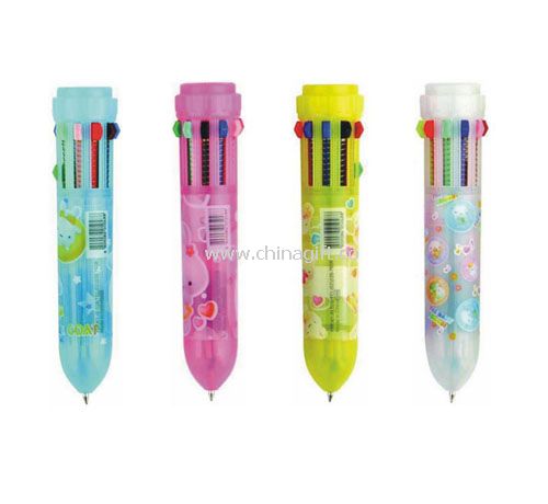 Mini 10 color ball pen