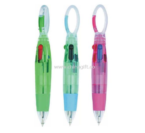 Carabiner 4 color ball pen