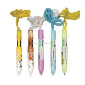 4 color ball pen with hanger