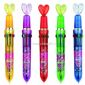 10 color ball pen with heart in the top small pictures