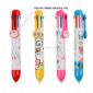 8 Color ball pen w/round rubber patching clip small pictures