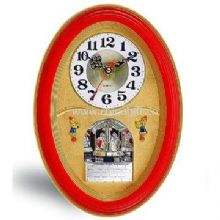 Oval shape Wall Clock China