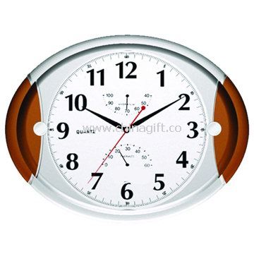 Oval Shape Wall Clock