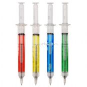 Syring shape plastic ball pen