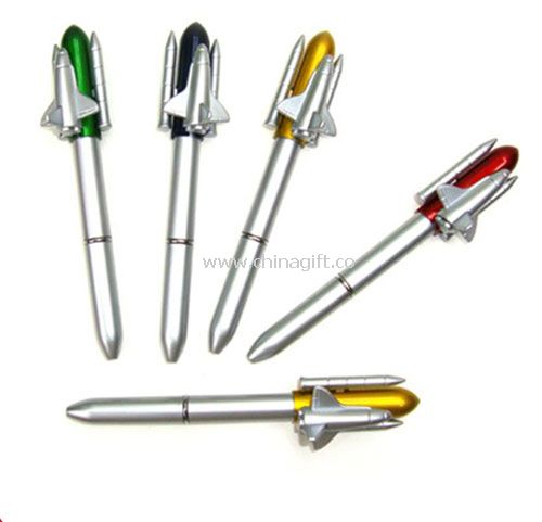 Rocket shape ball pen