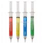 Syring shape plastic ball pen small pictures