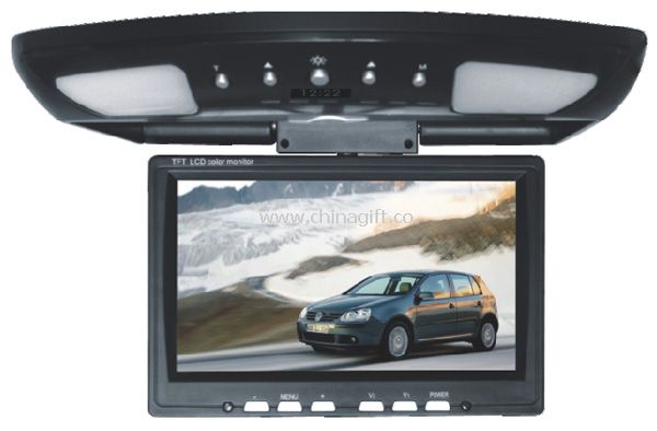 7 inch Roof Mount TFT LCD Monitor with Clock