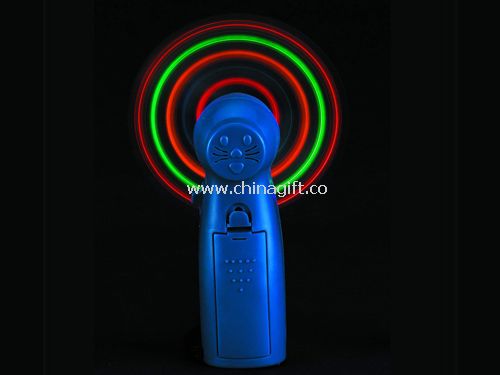 Musical mini led fan