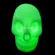 Skull head color light