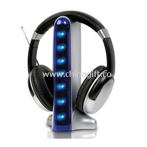 Wireless Headphones with FM Radio and LED lights