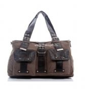 brown oxford handbag