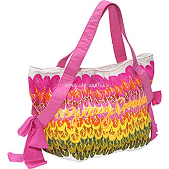 high fabric handbag