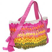 high fabric handbag