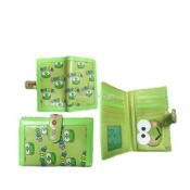 Green Cute PVC Promotional Wallet